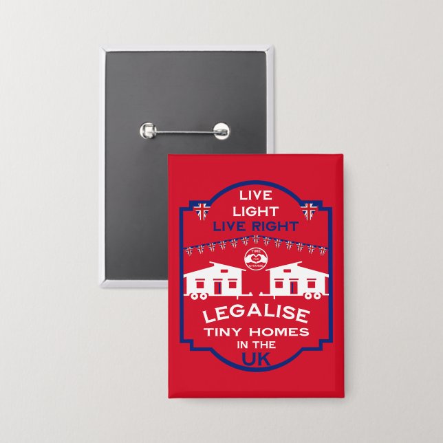 Badge Tiny House UK (Recto/Verso)