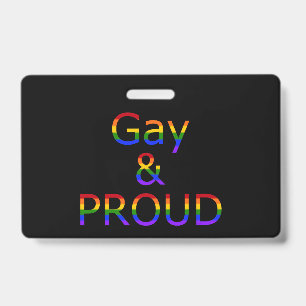 Badge Tomber gay et fier