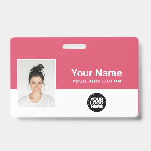 Badge Tour de cou personnalisé avec logo d'entreprise ro