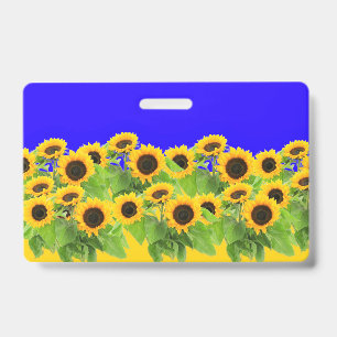 Badge Tournesols Jaunes