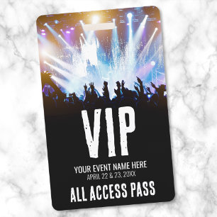 Badge Tout Accès VIP
