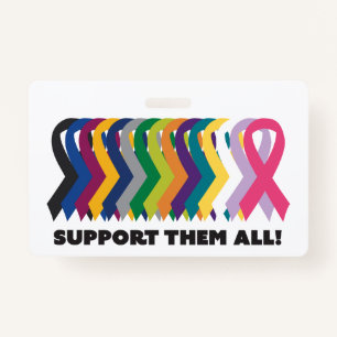 Badge Toute la sensibilisation au cancer