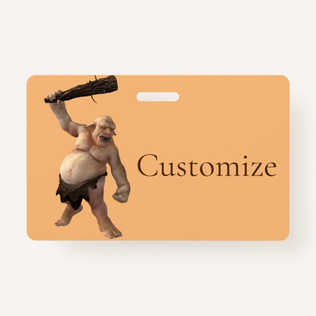 Badge Troll moche Thunder_Cove (Devant)