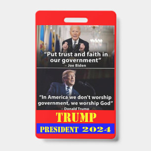 BADGE TRUMP 2024 