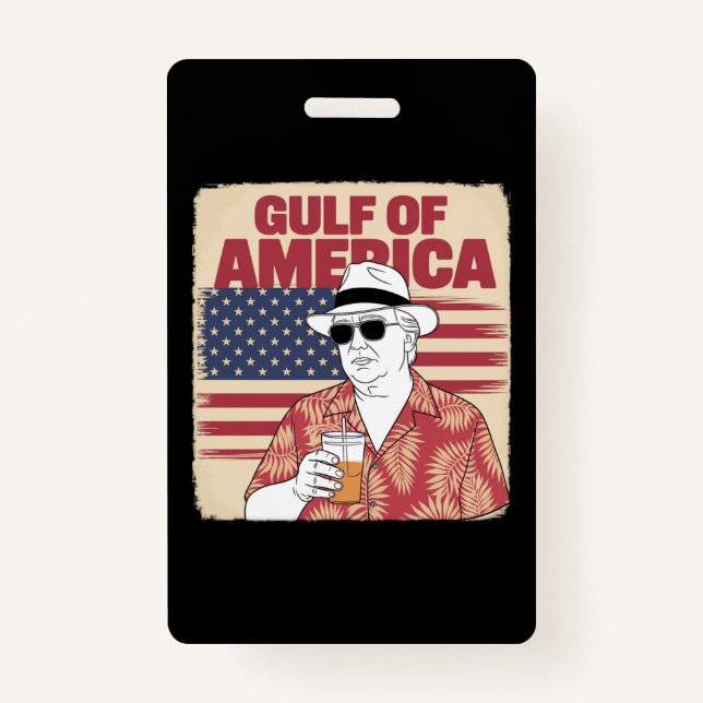 Badge Trump, le président Trump de l'Amérique du Golfe d (Devant)