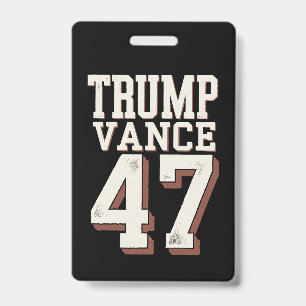 Badge Trump Vance Président Vintage Trump Gagne