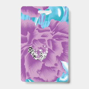 Badge Un design de textile vibrant mettant en vedette du