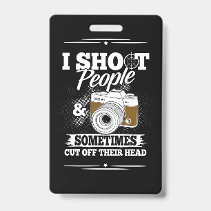 Badge Un photographe prend des gens tous les jours