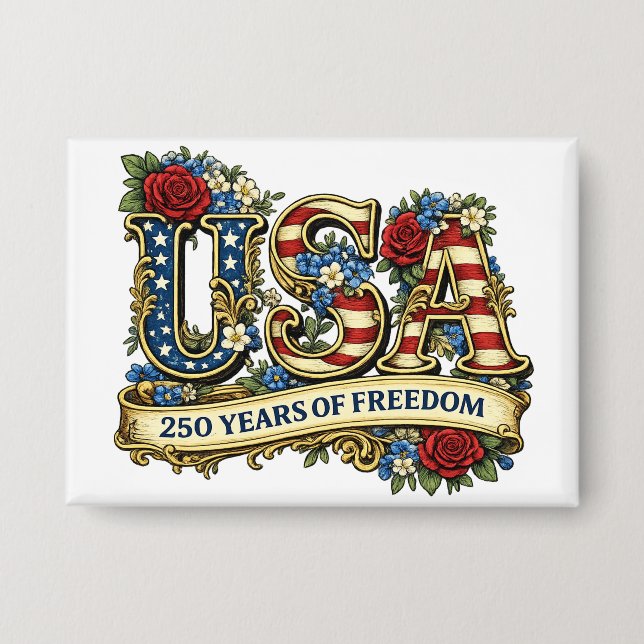 Badge USA America's 250th Anniversary (Recto)
