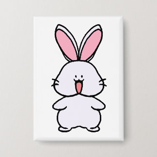 Badge Usara the Bunny – Simple Cute Character Front View