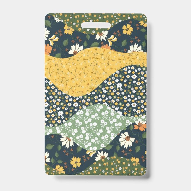 Badge Vagues de prairie (Avant)