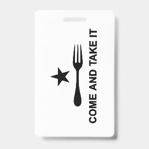 Badge Venez le prendre