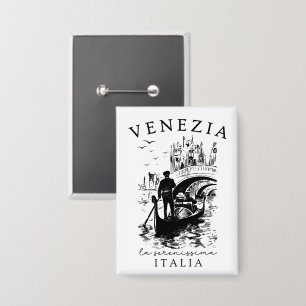 Badge Venezia La Serenissima – Souvenir de voyage à Veni