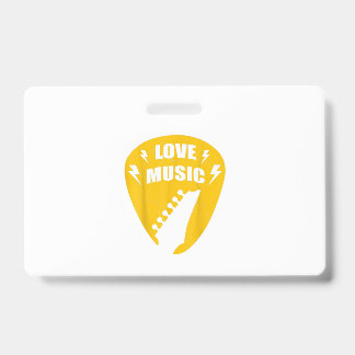 Badge Vintage Love Guitar