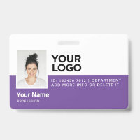 Violet Sécurité de la carte d'identité moderne pou
