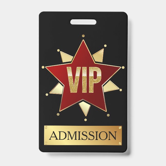 BADGE VIP (Avant)