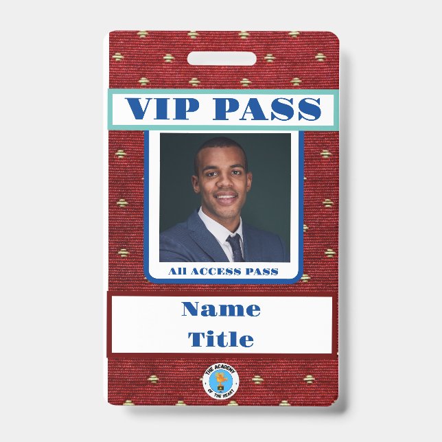 Badge VIP PASS (Avant)