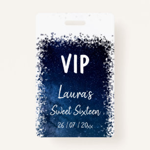 badge VIP sweet sixteen