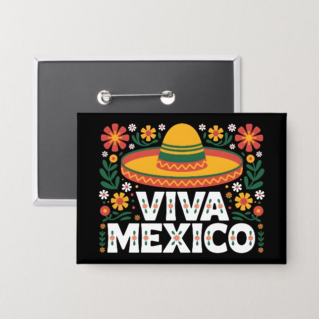 Badge Viva Mexico (Recto/Verso)
