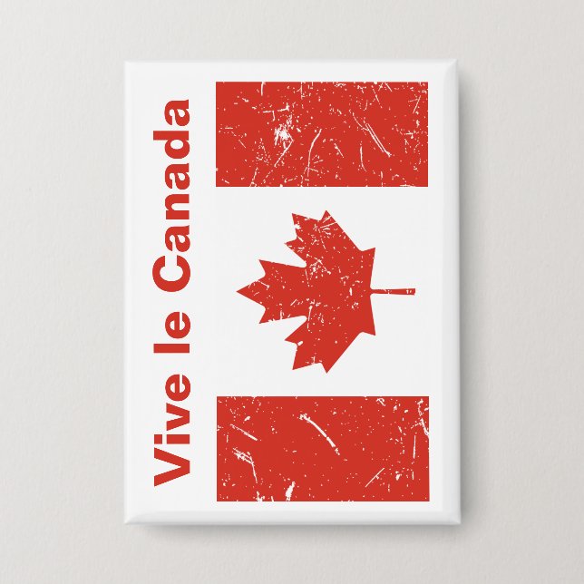 Badge Vive le Canada (Recto)