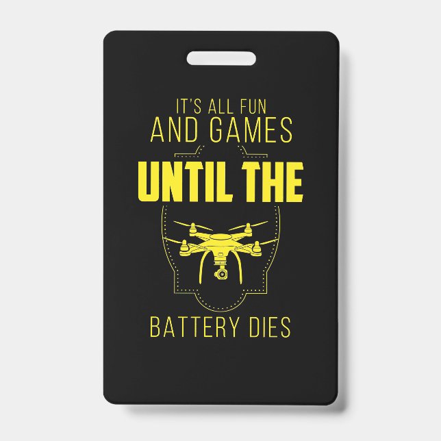 Badge Voler Drone Est Mon Jeu (Avant)