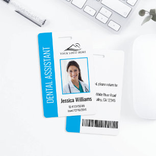Badge Votre logo de clinique dentaire Dentiste Employé P