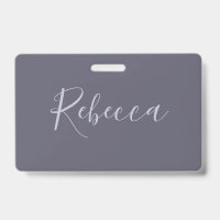Votre nom | Écriture élégante lavande sur violet b