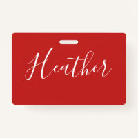 Votre script blanc personnalisé en rouge