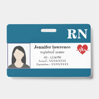 Badge Wird Foto-Code des Angestellten Medical im P Ausweis