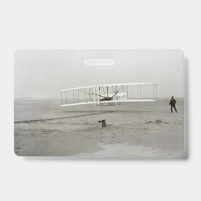 Badge Wright Brothers Flyer First Plane Flight Aviation (Avant)