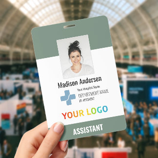 Badge XXL Carte d'identité personnalisée d'employé d'hôp