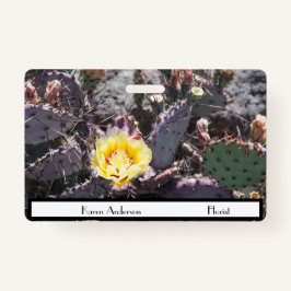 Badge Yellow cactus