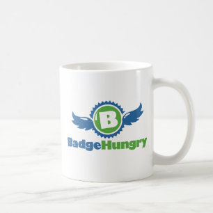 BadgeHungry "fliegendes B" Tasse