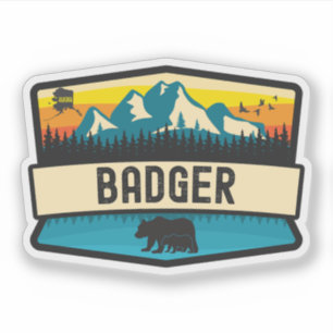 Badger, Alaska Aufkleber