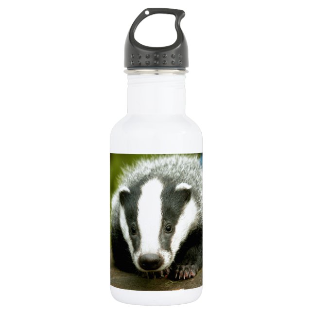 Badger - Atemberaubend pro Foto! Edelstahlflasche (Vorderseite)