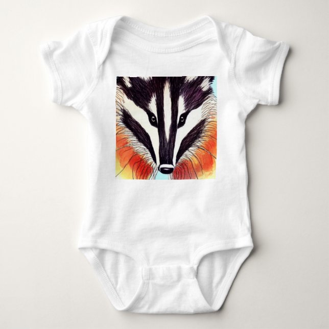 Badger Baby Strampler (Vorderseite)