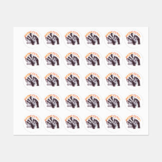 BADGER BEING CUTE ETIKETTEN