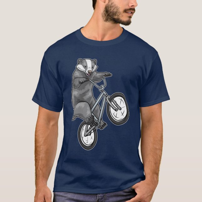 Badger Bicycle T-Shirt (Vorderseite)