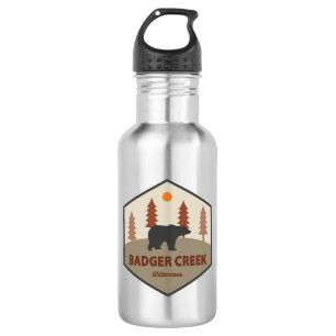 Badger Creek Wilderness Oregon Bear Edelstahlflasche