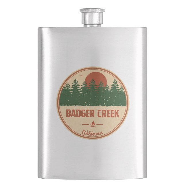 Badger Creek Wilderness Oregon Flachmann (Vorderseite)