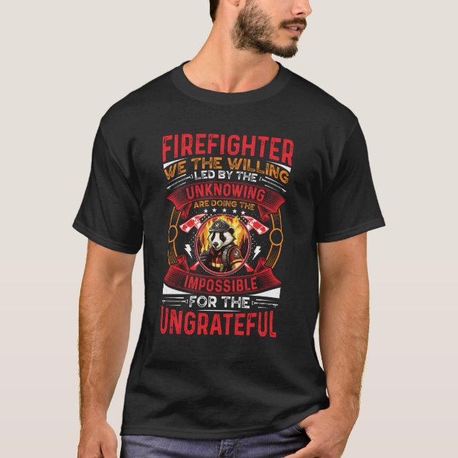 Badger Feuerwehrmann T-Shirt (Vorderseite)