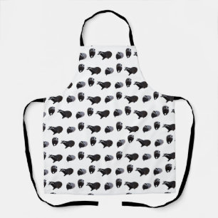 Badger Frenzy auf der ganzen Print-Schürze Schürze