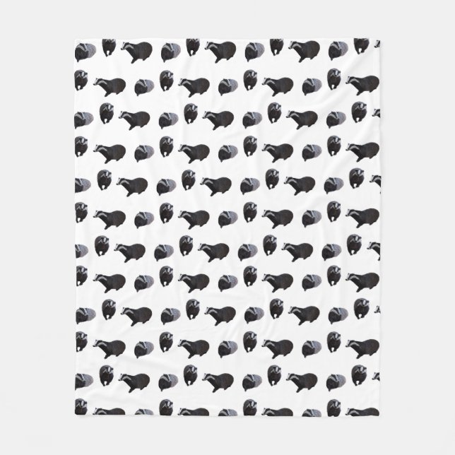 Badger Frenzy Fleece Blanket (Farbe auswählen) (Vorderseite)