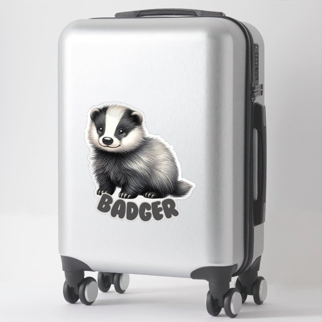 BADGER - KINDERZIMMER STICKER (Koffer)