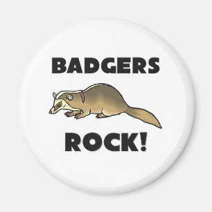 Badgers Rock Magnet