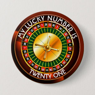 Badges Avec Agrafe Roulette De Casino Avec Votre Numéro Chanceux
