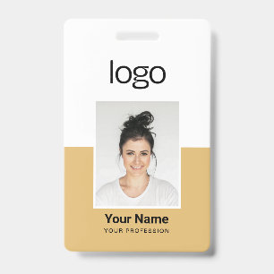 Badges de nom personnalisés avec photo d'employé