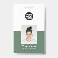 Badges d'ID de sécurité de l'entreprise photo pers