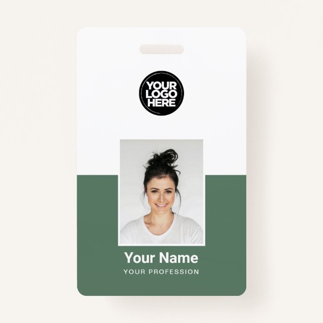 Badges d'ID de sécurité de l'entreprise photo pers (Devant)
