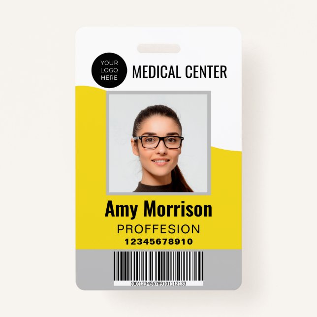 badges d'identification avec bannières pour les em (Devant)